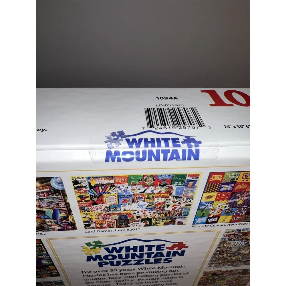 Broadway The Musicals Collage 1000 Piece Jigsaw Puzzle White Mountain NEW Sealed